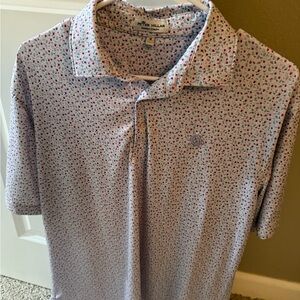 Peter Millar Men's Multicolor Pattern Polo Shirt